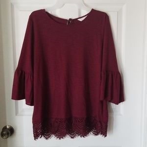 Lauren Conrad Lace detail top